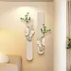 Estilo Creme Francês Decoração de Entrada Borboleta Pintura Luminária de Parede Corredor Hall Fim Pintura Suspensa Porta de Entrada Mural da Sala de Estar