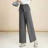 Pantalones Acampanados Populares de Venta Caliente, Nuevos para Otoño 2026, Pantalones Curvos de Cintura Alta, Pantalones Casuales de Pierna Recta tipo Globo para Mujer