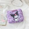 Bolsa de Almacenamiento Portátil de Dibujos Animados Estilo Japonés para Toallas Sanitarias, Bolsa para Toallas Sanitarias de Estudiante, Cierre de Cremallera, Viaje, Bolsa de Almacenamiento para Artículos Pequeños