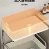 Prateleira de Armazenamento de Mesa de Cabeceira Carrinho de Mesa Lateral Removível Gabinete Lateral para Sala de Estar Sofá Carrinho para Lanches de Quarto Cozinha Doméstico