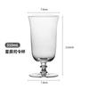 Taça de coquetel estilo japonês cálice de flor cozida série leve Taça de Martini Taça Singapore commander taça para drink longo