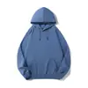 Nueva Sudadera Pesada con Capucha de 600g para Hombre y Mujer, Ropa de Abrigo para Otoño e Invierno, Holgada, de Manga Larga, Color Sólido, Sudadera con Capucha