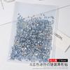 1440 PCs especial-forma plana diamante unha jóias atacado flash luz azul decoração unha gota de água mini broca de unha