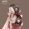 Nuevo Estilo Primavera y Verano Pinza Pequeña para el Cabello con Flor y Perla, Elegante Pasador para Recogido a Mitad de la Cabeza, Exquisito Accesorio para el Cabello para Peinados de Princesa