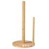 Portapañuelos de Bambú Cocina Vertical Portarrollos Dispensador de Servilletas para Mesa de Comedor Soporte para Trapos Portaservilletas de Madera Maciza