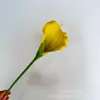 Sensação avançada de hidratação lírio-calla flor artificial de tamanho médio decoração de paisagismo de auditório de casamento adereços de fotografia