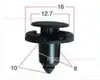 Hebillas de Coche, Varios Clips de Fijación de Plástico para Cubrir Sujetadores de Chapa Metálica, Clips Remache Interiores, Paneles Interiores