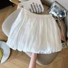Falda de Malla con Borlas Estilo Francés 2025 Verano Nuevo Adelgazante Elegante Falda Anti-caminar para Mujer