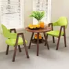 Mesa de chá e cadeiras para varanda, mesa e cadeiras simples para sala de jantar em casa, mesa redonda pequena de camada dupla, conjunto de mesa e cadeiras de lazer para loja de milk tea, mesa e cadeiras para reunião