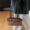 Bolsa de Ombro Casual Estilosa para Mulheres, Comutador de Moda Transfronteiriço 2026, Novo Design de Nicho, Bolsa de Axila de Grande Capacidade