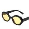 Óculos de Sol Ovais Rain Europeus e Americanos para Homens e Mulheres, Estilo Europeu e Americano, Óculos de Sol com Armação Completa Retro para Proteção Solar ao Ar Livre