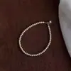 Pulsera de Perlas de Luz Fuerte Zhengyuan Shijia para Mujer, Estilo Sencillo de Blogger de Moda, Dulce Elegante, Pulsera de Joyería de Nicho