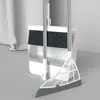 Miaojia Di Juego de Escoba y Recogedor Nuevo Material Engrosado y Ampliado para Baño, Escoba de Barrido con Cerdas Suaves Mágicas