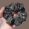 Scrunchie floral para mulheres, novo modelo 2026, elástico de cabelo de alta qualidade, alta elasticidade, elástico durável