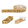Accesorios de resina para manualidades, tira de taladro autoadhesiva para joyería, accesorios de tira de taladro electrochapados, accesorios manuales para manualidades, materiales para joyería de pedrería