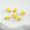 Cuentas sueltas irregulares de color caramelo, cuentas de carambola, cuentas perforadas, accesorios de cadena para teléfono móvil de aleación DIY