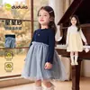 Coleção de SaiasSaias da Dudu para Meninas: Vestidos Fofos de Outono para Meninas, Vestidos de Bebê Princesa, Roupas Infantis da Moda