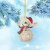 2022-23 Nuevo Dibujo Animado Acrílico Colgante Decoración Árbol de Navidad Navidad Hogar Coche Mochila Colgante Regalo