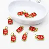 Colgante PAMP antiguo color oro francés gota de aceite accesorios para joyería DIY pulsera de la paz colgante pequeño venta al por mayor