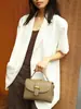 Bolso bandolera de piel de vaca genuina de capa superior para mujer 2026 bolso de mano de moda vintage con un toque de alta gama para ir al trabajo bolso de hombro