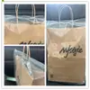 Bolsa à prova de chuva para viagem bolsa de mão com proteção impermeável sobremesa café saco de papel embalagem de capa de chuva dia chuvoso