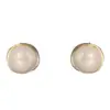 Nuevos pendientes de botón de perla estilo francés 2023 diseño de nicho femenino aguja de plata 925 clip para la oreja de alta calidad joyería de lujo ligero venta al por mayor