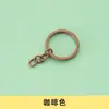 Venta al por mayor directa de fábrica Llavero de 30 mm Colgante de Muñeca de Esmalte Colorido Accesorios para Llavero Cadena de Llavero