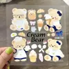 Adesivos Fofos Desenho Animado One Two BuBu de Alto Valor Adesivos à Prova d'Água Criativos para Diário DIY Decoração DIY Capa de Celular Cartão Traseiro