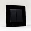 Panel de Cristal Templado Tipo 86 Serie G, Enchufe de Interruptor Estándar Europeo, Control Individual/Doble de Dos Posiciones, Certificado Ce Rohs, Montaje Empotrado
