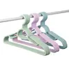 Cabides de Plástico para Uso Doméstico, Antiderrapantes, Espessados e Reforçados, Cabides com Gancho para Adultos, Armazenamento de Guarda-Roupa, Cabides para Roupas Secas e Molhadas, Atacado