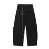 Jia Yi Ku Marca de Moda 2026 Retro Americano Diseño Estructurado Jeans Cimitarra Ambiente Unisex Ropa de Trabajo Pantalones de Pierna Ancha