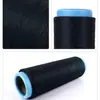 En Stock de Fábrica Contenido de Fósforo 6800Ppm Hilo de Red Retardante de Llama Baja Elasticidad Hilo Negro Dty Filamento de Poliéster Sim