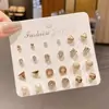 Pendientes de Lujo de Gama Alta, Pendientes de Aro Lisos de Moda, Pendientes de Aro Elegantes de Nicho para Mujer, Tapones para los Oídos, Puestos de Venta al por Mayor de Pendientes