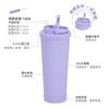 Nuevo Modelo 2026 Taza Térmica de Gran Capacidad 830ml con Asa Conveniente y Popote Desplegable, Taza con Popote de Agujero Grande