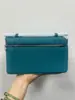 Nuevo Modelo 2026 Lp19 Bolso de Piel Genuina para Mujer, Bolso para Lonchera, Bolso tipo Caja de Piel de Vaca de Primera Capa, Bolso de Mano, Bolso de Hombro, Bolso Cruzado, Versátil para Mujeres