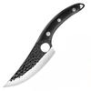 Cuchillo de Carnicero para Deshuesar Forjado de Camping Cuchillo Alemán para Sacrificar Cerdos y Cortar Carne Deshuesar Rebanar Herramienta de Cuchillo Afilado Cuchillo para Cortar Carne Patrón de Martillo Forjado