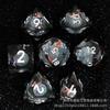 Traje de Dados Líquidos de Resina para DND Dungeons & Dragons Juego de Mesa RPG Traje de Pecado Multifacético Pecado Poliedro