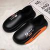 Zapatos de Algodón de Terciopelo Trendy de Invierno Apcans para Hombre 2025 Nuevos Cálidos de Suela Gruesa Resistentes al Desgaste Calzado Exterior Impermeable Bolso en el Talón Zapatos de Algodón