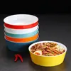 Tigela e Prato de Arroz Pata de Porco em Melamina, Tigela Bibimbap Estilo Coreano Comercial para Churrasco, Tigela de Arroz com Bife de Frango, Tigela de Arroz com Carne Especialmente Cozida, Tigela para Fast Food, Louça