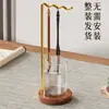 Soporte para pinceles de caligrafía, un organizador de escritorio multifuncional y creativo para exhibir pinceles, un juego de cuatro herramientas de escritura esenciales y un soporte para pinceles que no requiere lavado