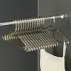 Perchas de ropa con purpurina de PET transparente con forma de corazón para niña, estilo Ins, con cristales de polvo dorado, de imitación acrílico, para tienda de ropa.