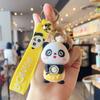 Chaveiro de Panda Ins Tendência Boneca de Desenho Animado Fofa Pingente de Bolsa de PVC Argola de Chave de Carro Presente Atacado