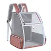 Mochila de malla transpirable para mascotas transfronteriza, mochila de viaje para gatos y perros, bolsa portátil para mascotas, bolsa grande transpirable para gatos