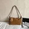 Bolso tote de axila estilo bosque de gran capacidad vintage para mujer, nuevo bolso de hombro de moda de color liso de otoño 2026 para mujer