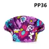 Gorro Hinchado Estampado Algodón Puro Gorro Quirúrgico Europeo y Americano Ajustable Gorro de Enfermera Gorro Sanitario Para Hombres y Mujeres Lindo Gorro Antipolvo de Doctor