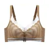 Sutiã Ajustável para Mulheres com Seios Pequenos, Estilo Push-Up, Renda Média-Grossa, Amigo da Pele, Suporte Lateral para os Seios, Anti-Queda, Sutiã Sem Fio