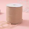 Rollo Grande de 6 mm Hilo de Leche Hilo de Nieve Hecho a Mano DIY Accesorios para el Cabello Accesorios de Moño Decoración de Bodas Cinta de Gasa Translúcida Venta al por Mayor