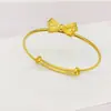 Pulseira de laço de fornecimento ao vivo push-pull all-match pulseira feminina joia banhada a ouro temperamento simples pulseira fina atacado