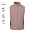 Colete de Penas de Alta Qualidade para Homens e Mulheres, Jaqueta de Inverno para Exterior à Prova de Vento e Impermeável, Colete Térmico Resistente ao Desgaste, Customização de Roupas de Trabalho