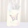 Bolsas de Regalo Coloridas de Mariposas de Primavera, Recuerdos de Cumpleaños para Niños, Bolsas de Papel tipo Bandolera, Bolsas de Papel para Envolver Regalos para Niñas